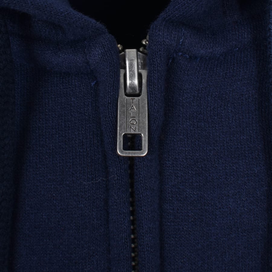 Ralph Lauren Full Zip Hoodie Navy Mainline Menswear United States